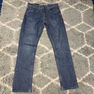 Eddie Bauer Mens Straight Fit Dark Wash Denim Gorpcore Outerwear Jean Sz 32x34